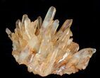 Tangerine Quartz Crystal Cluster - Madagascar #41798-4